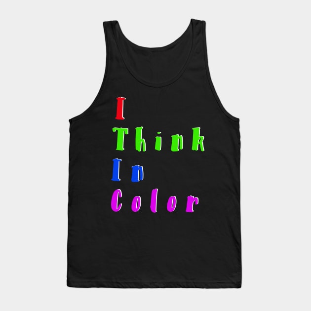 I think in color Tank Top by It’s Just Steph Again